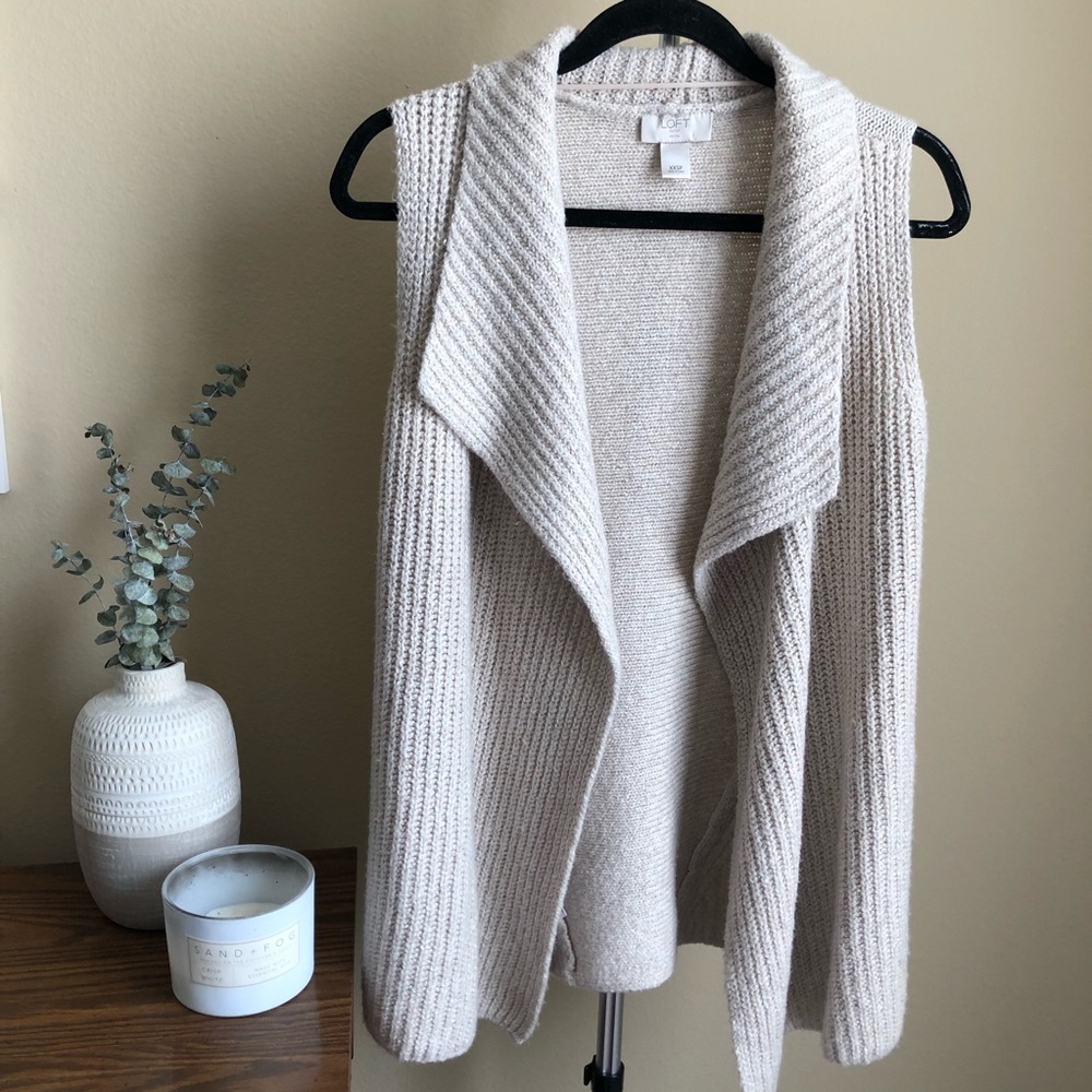 Loft Sleeveless Knit Sweater Vest